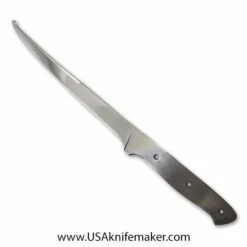 Fillet Knife Blade Blank Classic Design - 9Cr18MoV Stainless Steel - 12 1/2" OAL