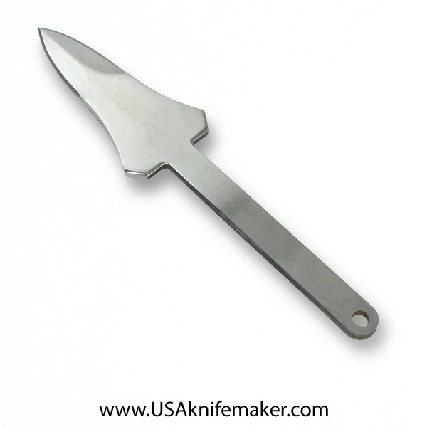 Oyster Knife Blade Blank 001 - 9Cr18Mov Stainless Steel - 7" OAL