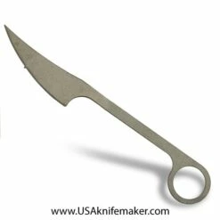 Bird & Trout Clip Point Knife Blade Blank CPM154, 8"OAL, 2.75"Blade Length X 3/4"Blade Width, .110" Thick