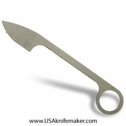 Bird & Trout Drop Point Knife Blade Blank CPM154, 7"OAL, 1.75"Blade Length X 7/8"Blade Width, .110" Thick