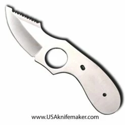 Hunting Knife Blade Blank 012 - 9Cr18MoV Stainless Steel - 6" OAL