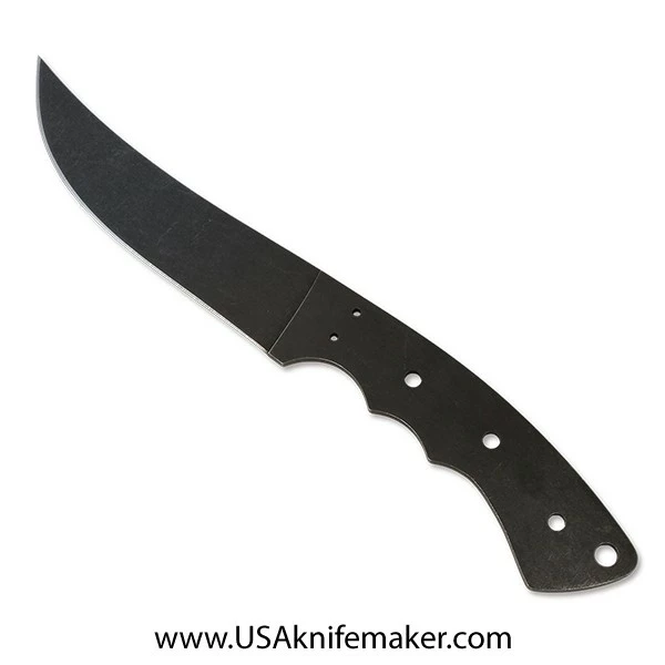 Stonewashed Hunting Knife Blade Blank 033 - 9Cr18MoV Stainless Steel
