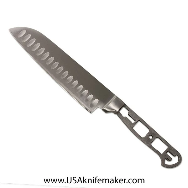 Kitchen Knife Blade Blank - S078 7" Santoku Knife