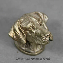 Pommel- German Shorthair Pointer- Bronze - 1 1/8" X 15/16"
