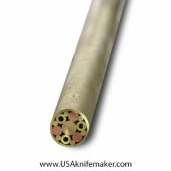 Mosaic - USA KMS Brass Mosaic Pin For Knife Handle #104- 1/4" Diameter