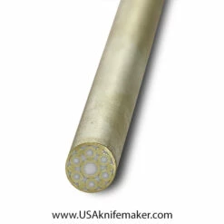 Mosaic - USA KMS Brass Mosaic Pin For Knife Handle #106-4- 1/4" Diameter