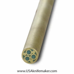 Mosaic - USA KMS Brass Mosaic Pin For Knife Handle #108-1 - 1/4" Diameter