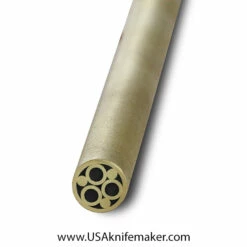 Mosaic - USA KMS Brass Mosaic Pin For Knife Handle #108-5 - 1/4" Diameter