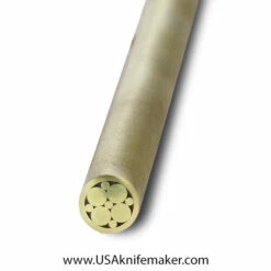 Mosaic - USA KMS Brass Mosaic Pin For Knife Handle #114- 1/4" Diameter