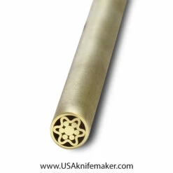 Mosaic - USA KMS Brass Mosaic Pin For Knife Handle Brass #116- 1/4" Diameter