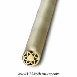 Mosaic - USA KMS Brass Mosaic Pin For Knife Handle Brass #117- 1/4" Diameter