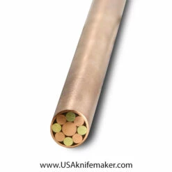 Mosaic - USA KMS Copper Mosaic Pin For Knife Handle #219-1/4" Diameter