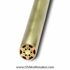 Mosaic - USA KMS Brass Mosaic Pin For Knife Handle #153-1- 5/16" Diameter