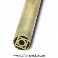 Mosaic - USA KMS Brass Mosaic Pin For Knife Handle #176- 3/8" Diameter