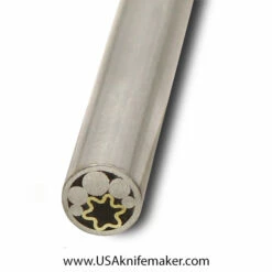 Mosaic - USA KMS Stainless Steel Mosaic Pin For Knife Handle #379-2-3/8" Diameter