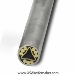 Mosaic - USA KMS Stainless Steel Mosaic Pin For Knife Handle #380-3/8" Diameter