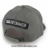 Baseball Hat- USA Knifemaker Shield- Gray