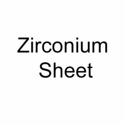 Zirconium Sheet .187" X 12" X 12"